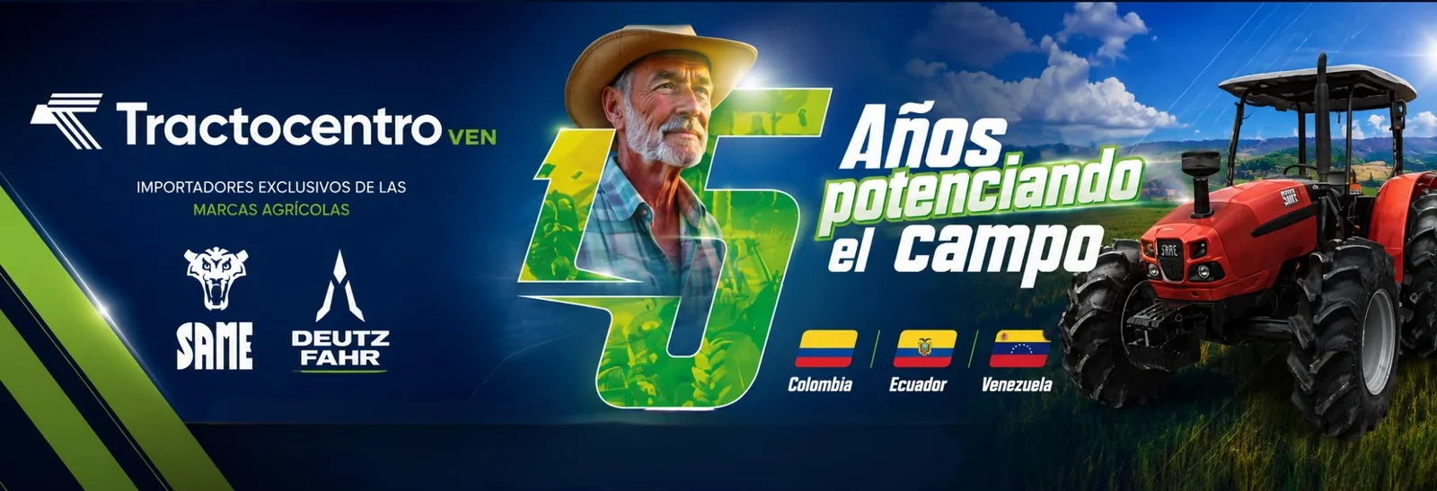 Tractocentro: 45 años potenciando el campo en Colombia, Ecuador y Venezuela como importadores exclusivos de SAME y DEUTZ-FAHR